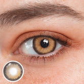 Lentilles de contact colorées sur ordonnance Aine NutCracker Brown